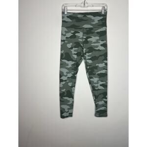 Aerie Womens Chill Play Move Leggings Camo Large Ankle High Rise Athleisure